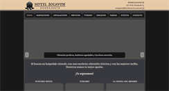 Desktop Screenshot of hotelsocavon.com.mx